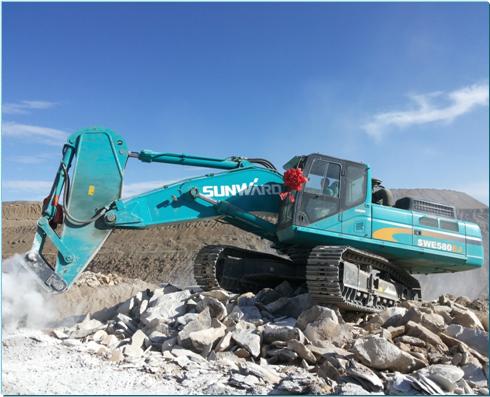 工程装备量身定制，，，，，云顶国际yd888智能钩掘机强势出击