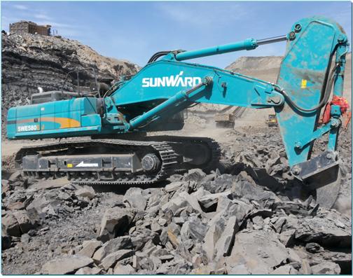 工程装备量身定制，，，，，云顶国际yd888智能钩掘机强势出击