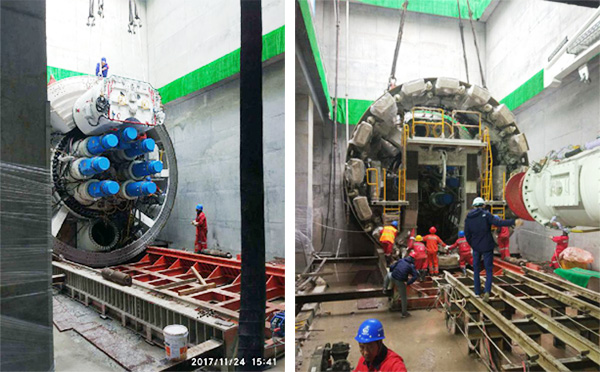 风里雨里，，，，，，成都等你！中铁云顶国际yd888盾构机走出长沙