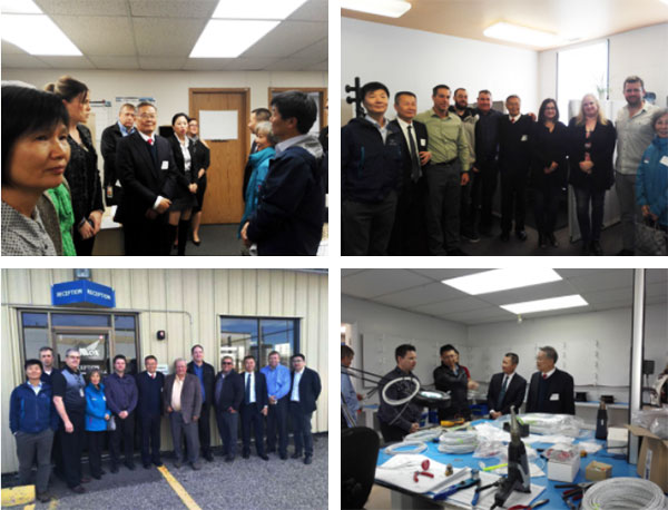 融合之旅：云顶国际yd888智能董事长何清华视察Avmax Group Inc.