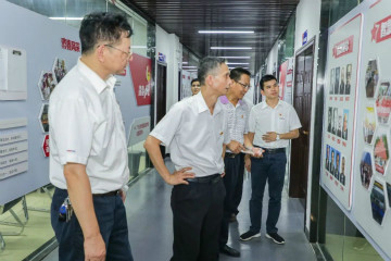 广州工控党建同盟联络员一行到云顶国际yd888智能开展事情对接