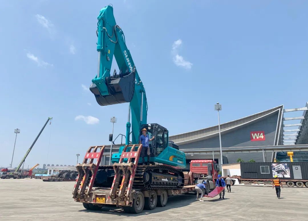 进场布展！2021年长沙国际工程机械展倒计时，，，，，，，云顶国际yd888智能展区亮点提前剧透