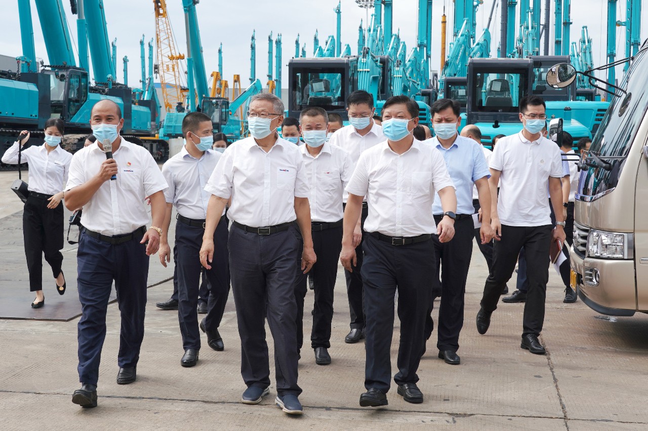 长沙县委书记付旭明调研云顶国际yd888智能