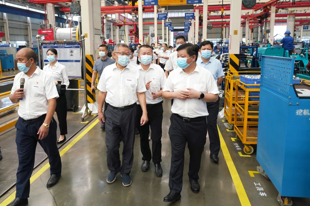 长沙县委书记付旭明调研云顶国际yd888智能