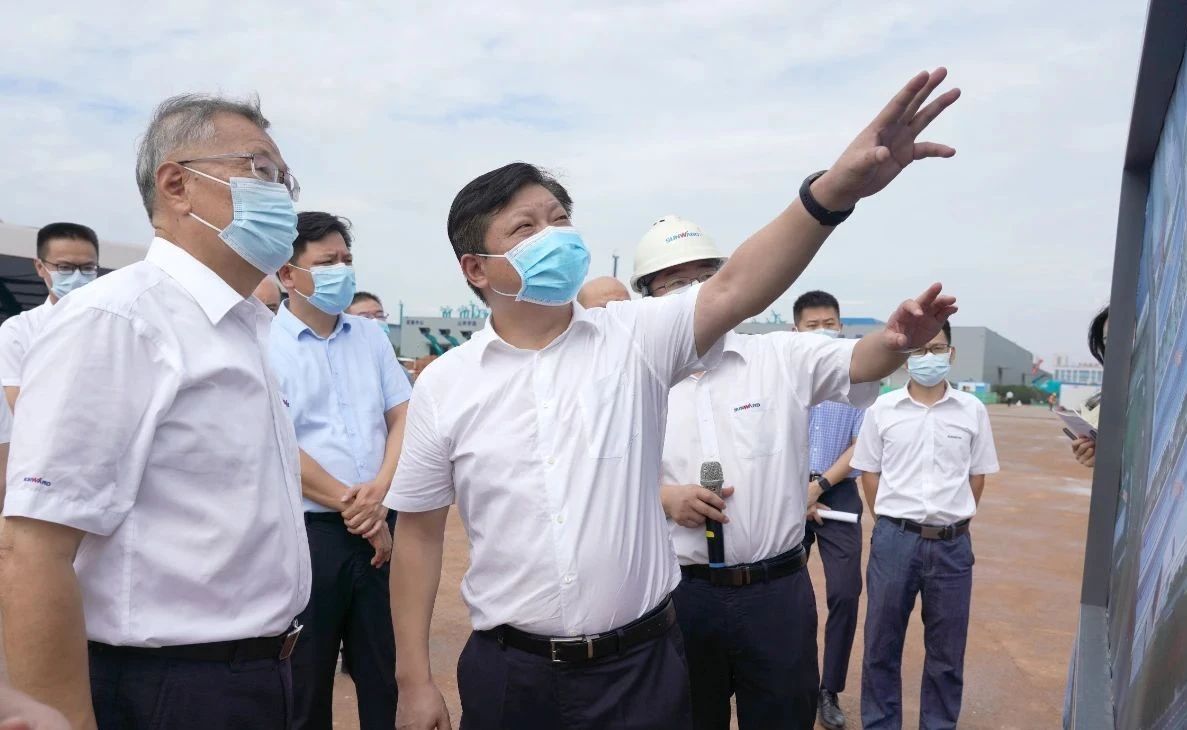 长沙县委书记付旭明调研云顶国际yd888智能