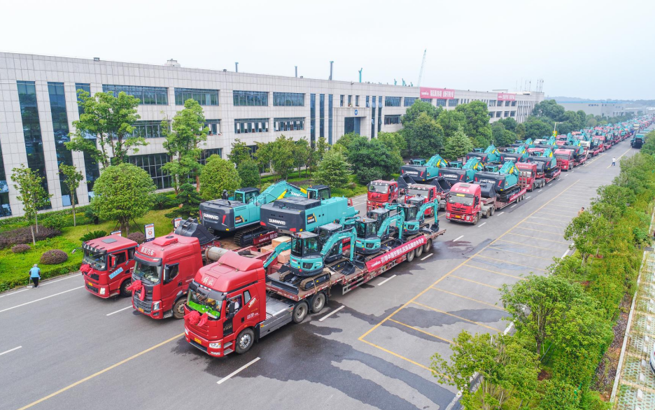 里程碑！云顶国际yd888智能出口欧洲第20000台暨大型挖掘机批量交付仪式乐成举行