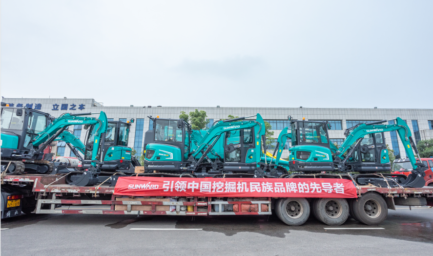 里程碑！云顶国际yd888智能出口欧洲第20000台暨大型挖掘机批量交付仪式乐成举行