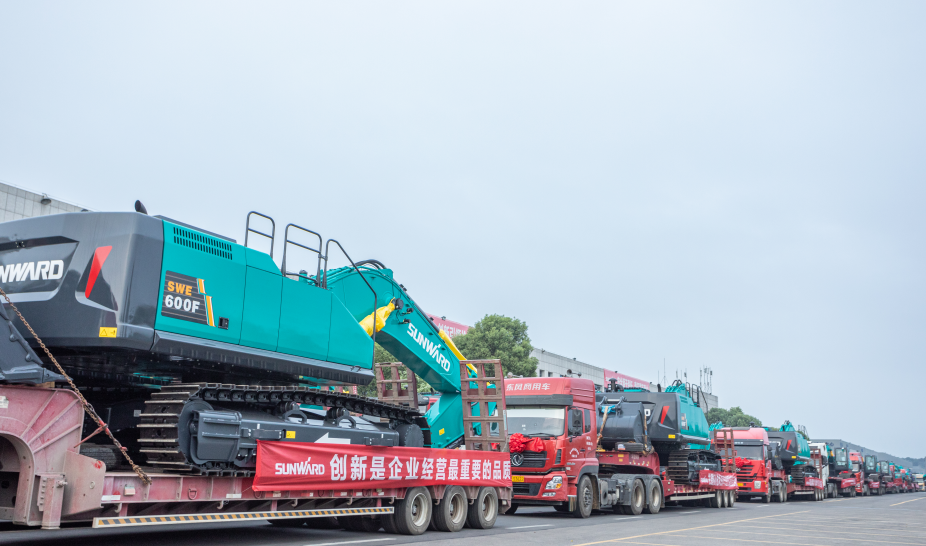 里程碑！云顶国际yd888智能出口欧洲第20000台暨大型挖掘机批量交付仪式乐成举行