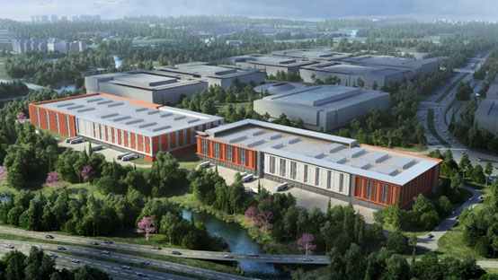 “云顶国际yd888绿”牵手“华为中国红”！云顶国际yd888智能高机装备集群助力华为团泊洼项目