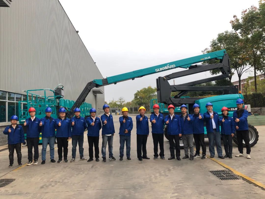 同级别作业高度最高！云顶国际yd888智能首款自主研发电动臂式高空作业平台下线