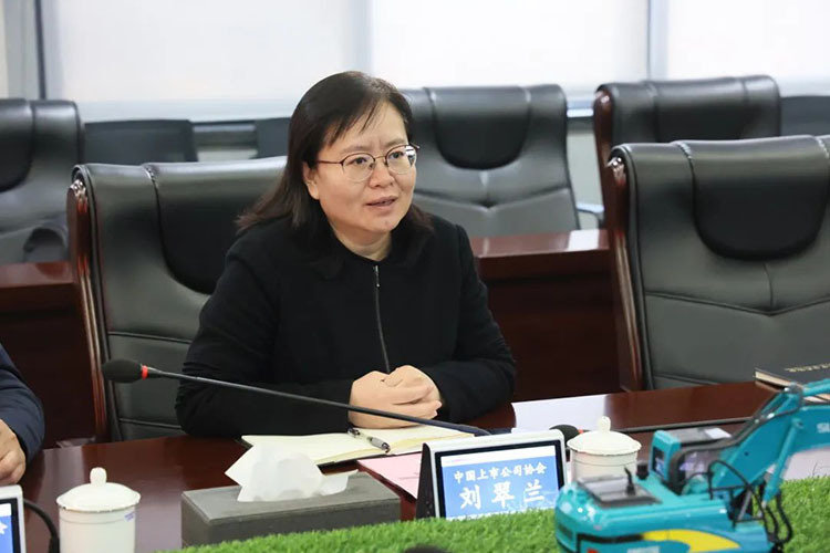 中国上市公司协会党委委员、副秘书长刘翠兰一行调研云顶国际yd888智能