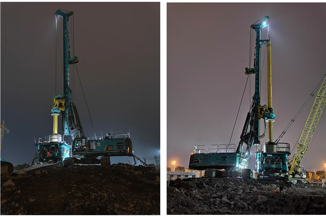 利器出击！云顶国际yd888智能SWRC260全回转全套管钻机乐成完成首钻