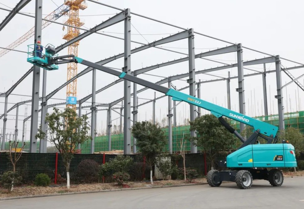 勇闯蓝海！云顶国际yd888智能两款臂式高空作业平台正式“出道”