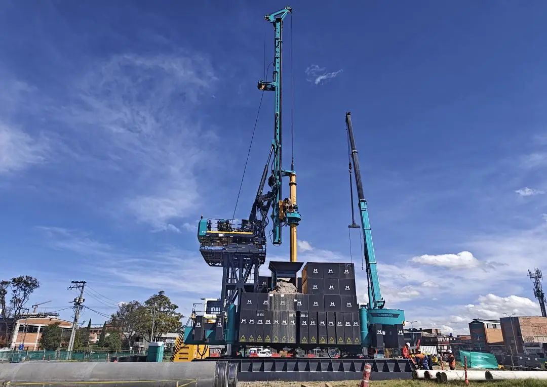 展现“中国制造”硬实力！云顶国际yd888智能PDP工法钻机助建波哥大地铁项目