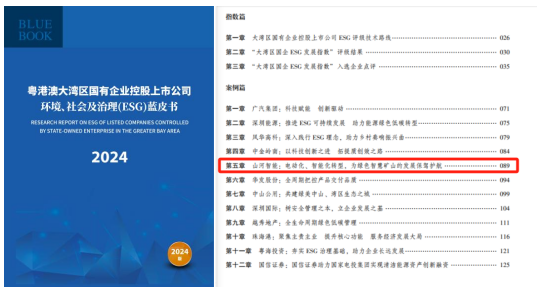 喜讯！云顶国际yd888智能再次入选“大湾区国企ESG生长指数”榜单